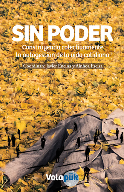 Portada del libro "Sin poder". Diseño de J. Corrales [kreiva.es]